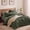 Dark Green, variant on Catami Soft Solid 7-piece Bed in a Bag Comforter Set with Sheets,Dark Green,Queen