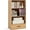 Natural, variant on 4-Tier Bookcase with Drawer, Wooden Cube Storage Organizer, Modern Display Shelf, Small Bookshelf for Small Spaces, 42.5" Tall Book Shelf for Classroom, Kid's Room, Bedroom (Natural)