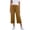 Coffee, variant on Womens Fashion Summer Essentials Clothes Ladies' Spring Cotton and Linen Casual Loose Cropped Pants Casual Pants for Women