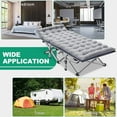 Slsy Folding Bed Cot with 3.3 Inch Mattress, 75"* 28" Sleeping Cot