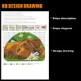 thumbnail image 3 of GHSDFBB Latch Hook Kits for Adults-DIY Latch Hook Rug Kits for Kids, Crochet Kit for Beginners, Rug Making Kits with Printed Canvas, Gift Packaging. (Dog in Flowers,15x21), 3 of 7
