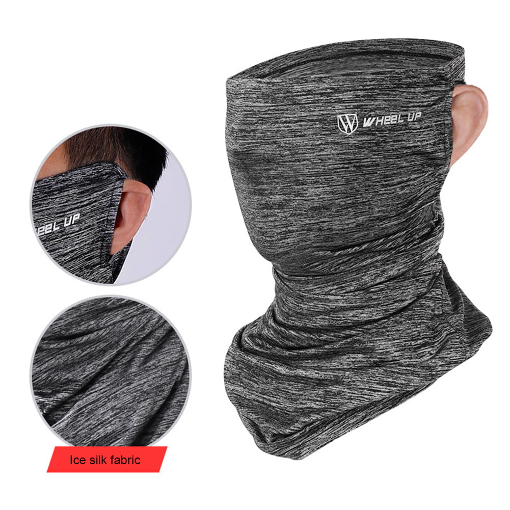 ROCKBROS BreathableTriangle Scarves Ice Silk Cycling Sport Headband Face Mask 