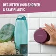 thumbnail image 6 of Handso 4-Piece Skincare Bath Set, Purple Plum Body Cleanser with 2 Vegan Bar Soaps and Magnetic holder, 6 of 10