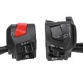 thumbnail image 4 of SPRING PARK 2Pcs/Set Universal Motorcycle Handlebar Horn Turn Signal Light Control Switch, 4 of 7