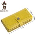 thumbnail image 3 of LAICAIW Women's Wallet Genuine Leather RFID Blocking Large Capacity Trifold Ladies Wallet, 3 of 6