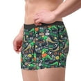thumbnail image 4 of Bingfone Dinosaur Plays Soccer Men's Underwear - Casual Stretch Boxer Briefs-Medium, 4 of 9