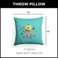 thumbnail image 5 of Spongebob Candy Hearts Kids Printed Throw Pillow, 5 of 5