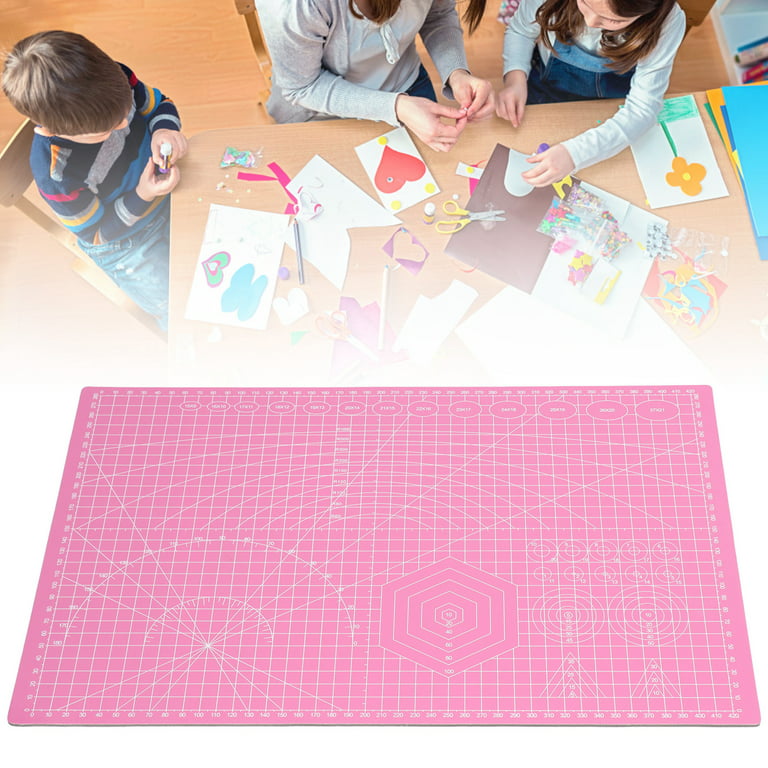 WUTA Self Healing Sewing Mat, Double Sided Non-Slip PVC Cutting Mat A4  Cutting Board for Sewing, Craft, Quilting, Fabric, Scrapbooking Project