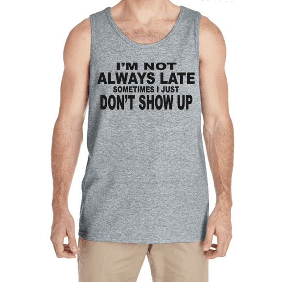 Mens Tank Tops Funny Sayings T-shirts Mens Shirts Sleeveless Tees
