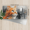 thumbnail image 2 of 1 Pcs 2D Flat License Plate Covers & Frames, Orange Cat Against For Decorative Front, Waterproof For Decoration Aluminum License Plate Covers & Frames Cover For Men Women, 12" X 6", 2 of 6