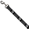 thumbnail image 2 of Buckle-Down Pet Leash, Dog Leash, Zodiac Virgo Symbol Black White, 6 Feet Long 1.0 Inch Wide, 2 of 2