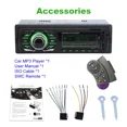 thumbnail image 3 of REAKOSOUND 1 din Radio estéreo para automóvil Reproductor multimedia MP3 Universal 7 luces coloridas FM Bluetooth Entrada auxiliar 2 USB Autoradio, 3 of 5