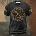 thumbnail image 6 of CONZONE Men's T-Shirts Short Sleeve T Shirts for Men Casual Crew Neck Viking Mythology Graphic Lightweight Tees Soft Cozy Athletic Tops, 6 of 7