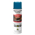 thumbnail image 2 of 12 Pack, Caution Blue, Rust-Oleum Precision Line Marking Flat Spray Paint- 17 oz, 2 of 4