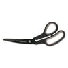 Universal 92022 Industrial Scissors- 8'' Length- Bent- Black Carbon Coated Blades- Black/Blue