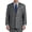 Grey, variant on Jacket-Relaxer Sharkskin Suit Jacket Grey 60