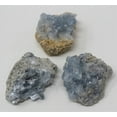 thumbnail image 3 of Set of 3 "B" Grade Mini Blue Celestite Cluster Geodes Crystal Quartz Specimen, 3 of 5