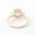 thumbnail image 5 of solitaire jewels 3.00CT Round Moissanite 3 Stone Engagement Ring For Women, 14K Yellow Gold, 5 of 8