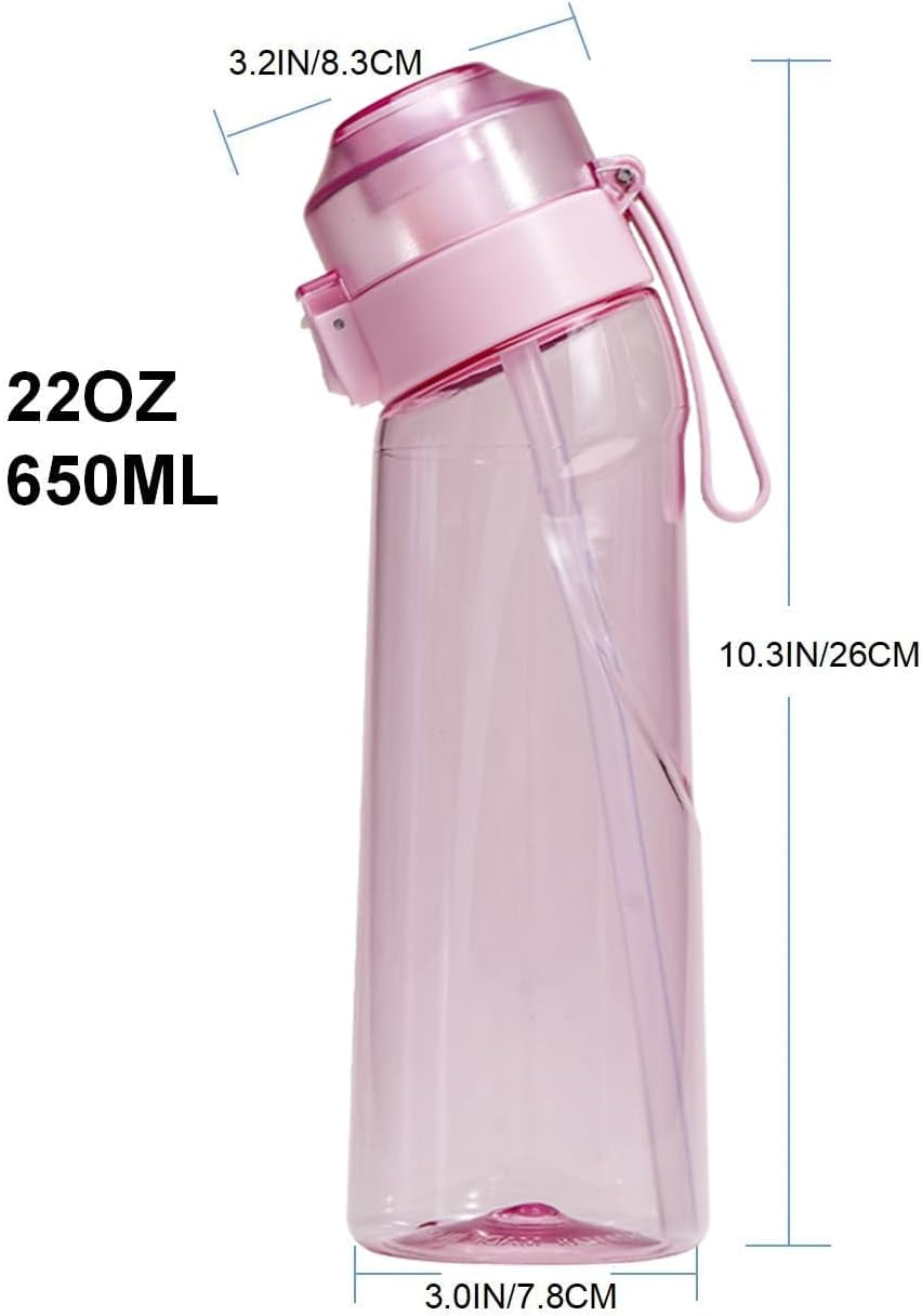 CAFELE Water Bottle with Flavor Pods,7 Fruit Fragrance Pods Water  Bottle,Scent Water Cup,Sports Wate…See more CAFELE Water Bottle with Flavor  Pods,7