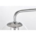 thumbnail image 5 of Living District Genesis 3-Light Iron & Glass Bath Sconce in Chrome/Clear, 5 of 12