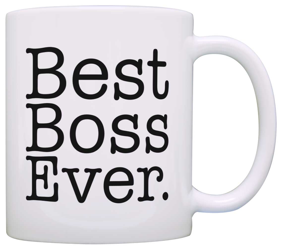 WORLD'S BEST BOSS Coffee Mug 11 OZ Ceramic Mug For The Office Double Sided Imprint