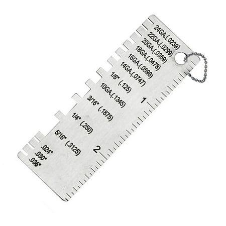 

Hxroolrp Clearance! 1 X Stainless Steel Measuring Tool Measuring Tool Thickness Wire Wire/Sheet Plate Measurement Me Tools & Home Improvement