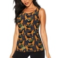 thumbnail image 1 of Balery German Shepherd Dog Camiseta sin mangas estampada ligera para mujer, tops de entrenamiento sin mangas, camisetas de yoga transpirables de secado rápido.-Medium, 1 of 7