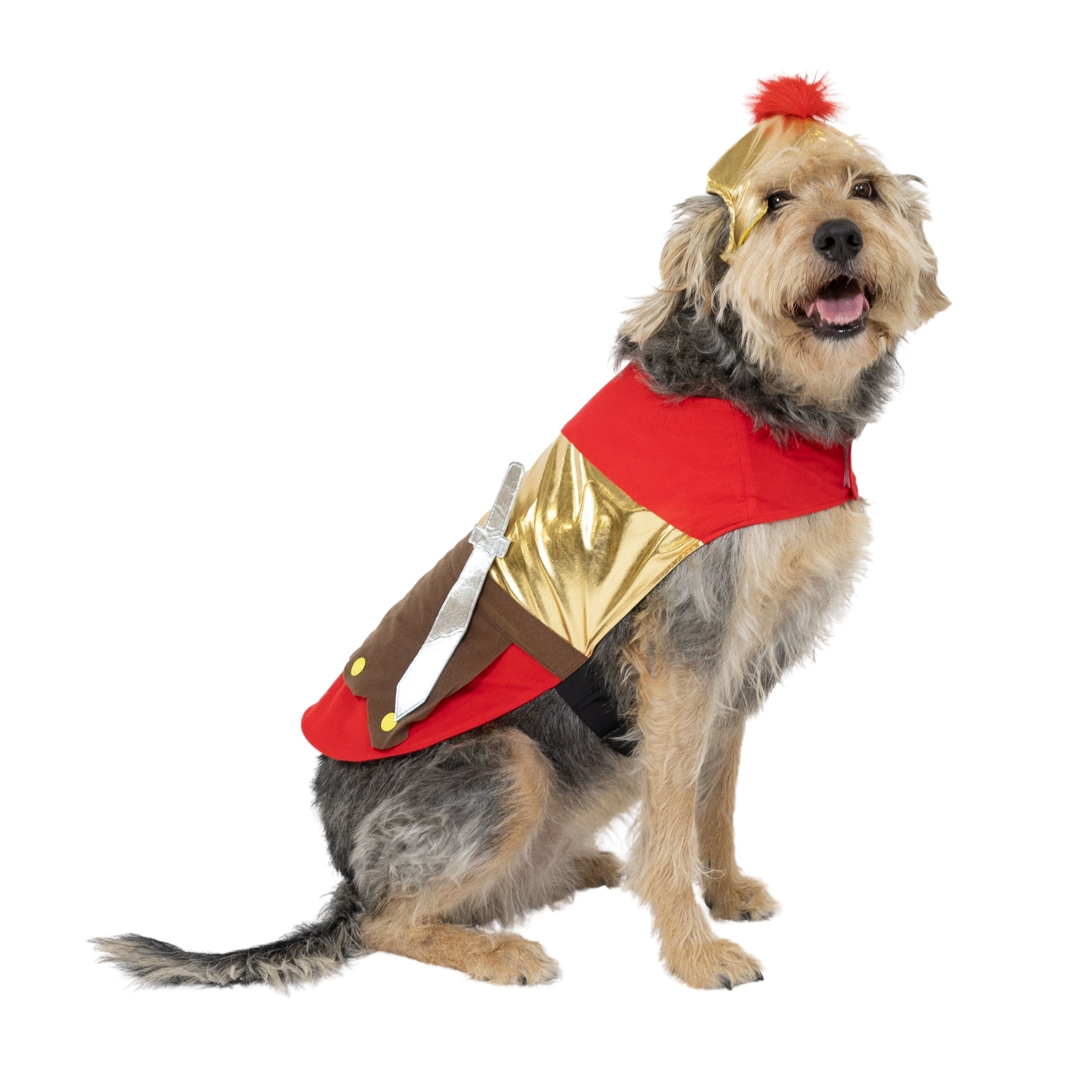 Vibrant Life Halloween Gladiator Costume for Dogs, Multicolor, Large