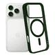 thumbnail image 2 of Funda Transparente con Color VERDE Compatible con MagSafe para iPhone 17 Pro, Protección Antigolpes Ultrafina, TPU + Silicona Resistente, 2 of 6