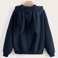 thumbnail image 5 of SIYUDAN Hoodies for Women Long Sleeve Hoodie Women Pullover Unisex HoodieBlue Sweatshirt for women 's Fall Jacket Street Style Clothes, 5 of 7