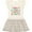 Natural with Stripes, variant on Inktastic My Gigi Loves Me Girls Apparel Girls Toddler Dress