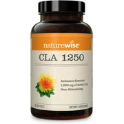 NatureWise CLA 1250 Support Exercise Naturally (1-Month Supply), Support Fitness goals, Supports healthy energy levels 90 Softgels