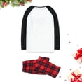 thumbnail image 4 of Odeerbi Christmas Pajamas For Family Matching Outfits Man Dad Letter Printed Top+Printed Pants Xmas Clothes, 4 of 8