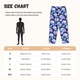 thumbnail image 3 of Kdxio Women's Comfy Stretch flower Skull star Print Drawstring Pajama Pants-Small, 3 of 5