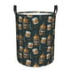 thumbnail image 1 of Fotbe Cigar Cesto de Ropa con Asas, Cesto Impermeable de Gran Capacidad, Bolsa de Lavado para Dormitorio, Cesto de Ropa con Ruedas y Asas-Medium, 1 of 6