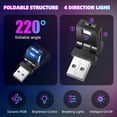 thumbnail image 3 of Frienda - Lámpara LED LED USB para coche (5 V, RGB, 8 colores ajustables), 3 of 6