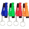 thumbnail image 1 of Herramienta para romper ventanas de automóvil de 4 piezas, rompe vidrios y cortador de cinturón de seguridad, herramienta de escape de automóvil, cortador de cinturón de seguridad para romper ventana, 1 of 5
