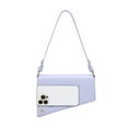 thumbnail image 5 of Triangular Geometric Under Arm Hobo Bag - PU Vegan leather - Lilac, 5 of 7