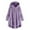 Purple, variant on Ruyang Bed Jackets for Teens Girls Sherpa Fleece Blanket Jacket Oversized Button Down Fuzzy Long Coat Winter Sweaters