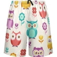 thumbnail image 2 of GZHJMY Owl Pajama Pants Short for Men, Lounge Pants Lightweight Men Pajama Bottoms with Drawstring Pockets, Christmas New Year Birthday Gifts, Small, 2 of 7