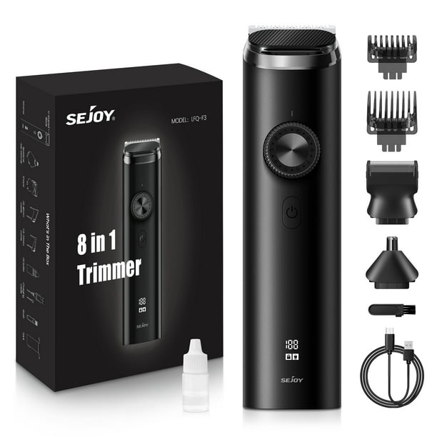 Sejoy Beard Trimmer for Men, Cordless Hair Clippers Hair Trimmer