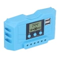 thumbnail image 2 of Controlador de carga solar con pantalla LCD, 12 V, 24 V, puerto USB dual, regulador de carga solar PWM de 20 A., 2 of 14