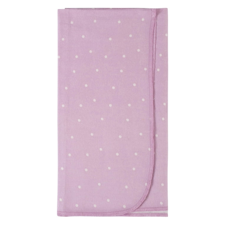 Gerber Baby Girl Flannel Receiving Blankets 4 Pack Walmart