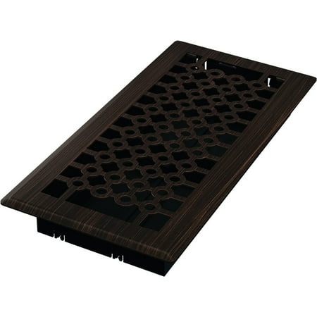 

Imperial San Francisco 4 In. x 10 In. Oil-Rubbed Bronze Steel Floor Register