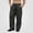 Dark Gray, variant on Babcutegg Mens Fleece Lined Wide Leg Sweatpants Drawstring Waist Loose Fit Casual Athletic Pants with Pockets Size L