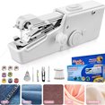 thumbnail image 2 of Electric Handheld Portable Electric Sewing Machine Mini Sewing Machine for Beginners Home and Travel, 2 of 7
