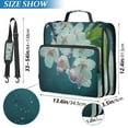 thumbnail image 3 of DIXRUYEE Zipper Binder trapper keeper Documents Organized Design Raindrop Blossom Beauty Printed, 3 of 8