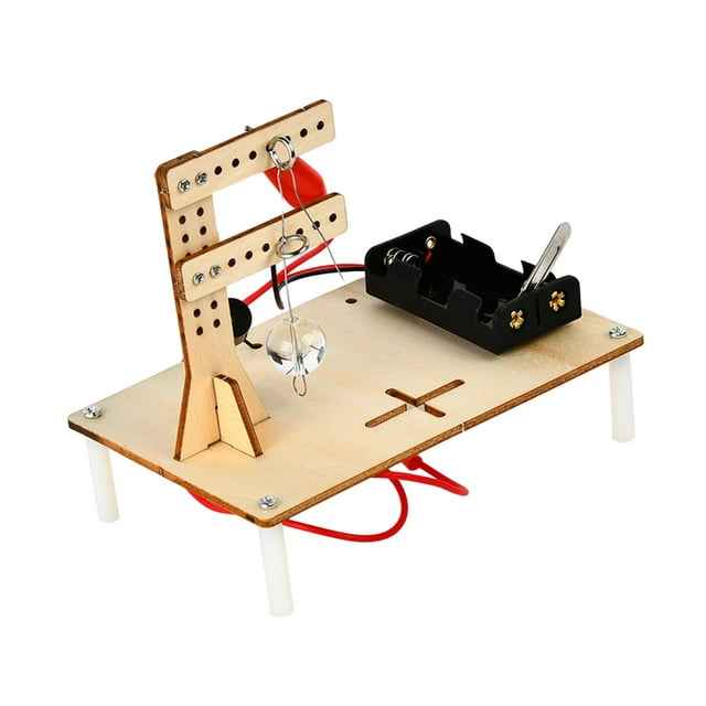 Experimentos científicos de madera, juguetes, desarrollo tecnológico, juguetes, regalos de cumpleaños, rompecabezas, juguetes, alarma de choque