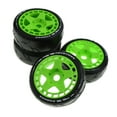 thumbnail image 4 of 4Pcs RC Voiture Modèle Pneu d'Usure Résistant: 8 1:7 Caoutchouc RC Pneus Roue Fluorescente Vert, 4 of 8
