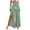Green, variant on Lilgiuy Womens Casual Floral Printed Bandage Elasty Spilt Maxi Trousers Wide Leg Pants Green 6 Winter Clothes for 2022